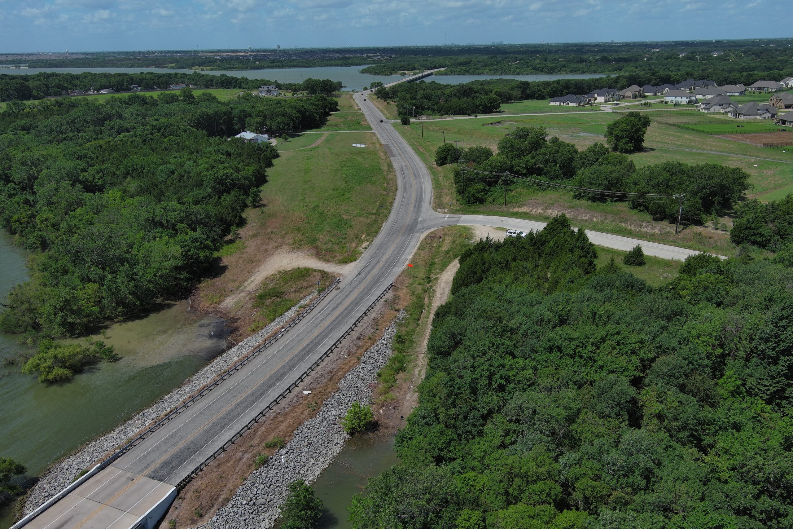 Aerial photo of Lake Lavon/FM 3286