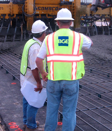 Construction of a Texas highway.